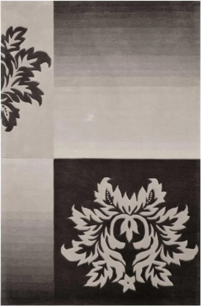Tapis de salon Casablanca 1034-05 argent 140x200 cm style moderne