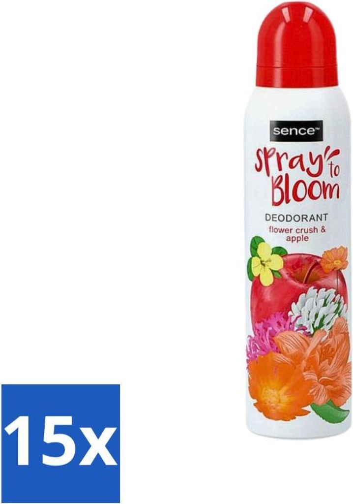 Sence - Body-X Women - Deodorant - Spray - 150 ml - Vorteilspack - 15 Stücke