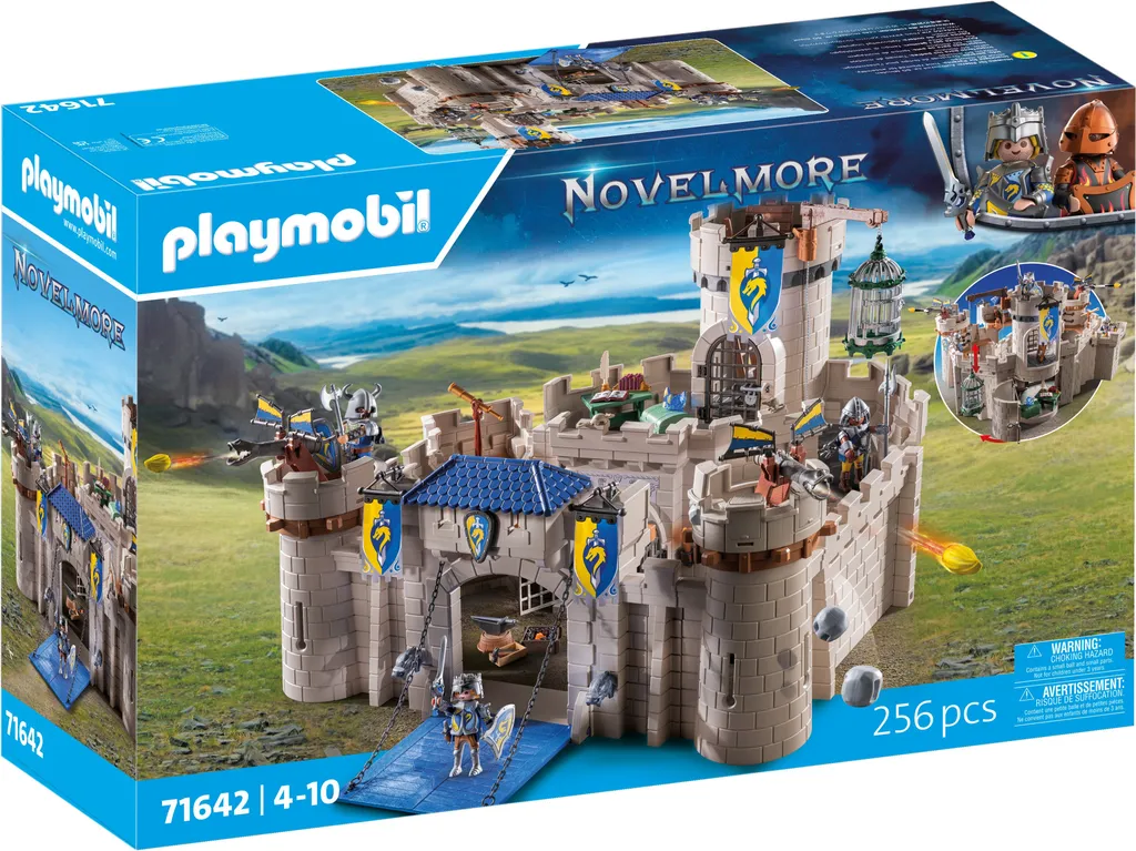 Jouet Château Playmobil 71642 Novelmore pour Développer l'Imaginaire Enfant