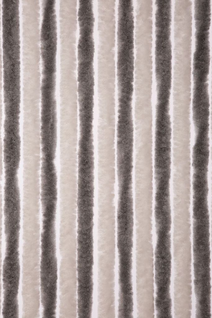 Conacord Vorhang Flauschi silber-weiß 90 x 200 cm