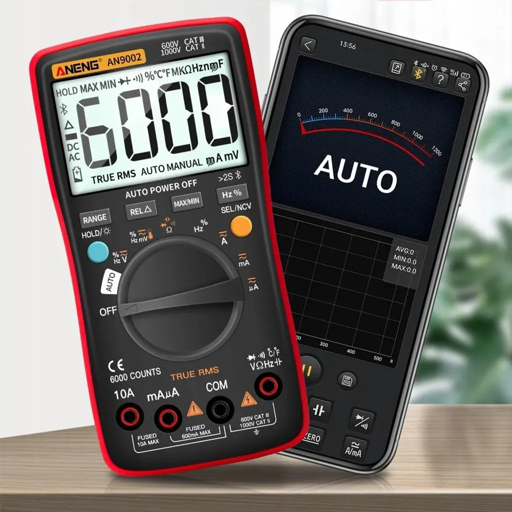 Multimètre Numérique Aneng AN9002 PRO Multifonction Écran Rétroéclairé - 11