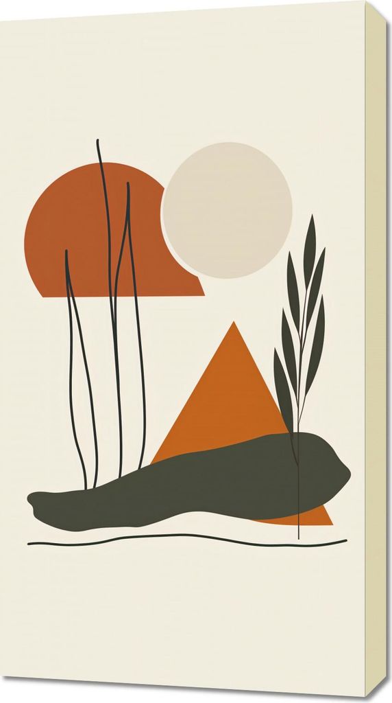 Bild 50x90cm Beigeblick