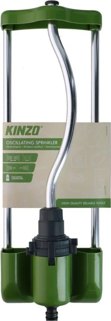 Kinzo Arroseur de Pelouse Circulaire avec Buse de Pulvérisation Réglable