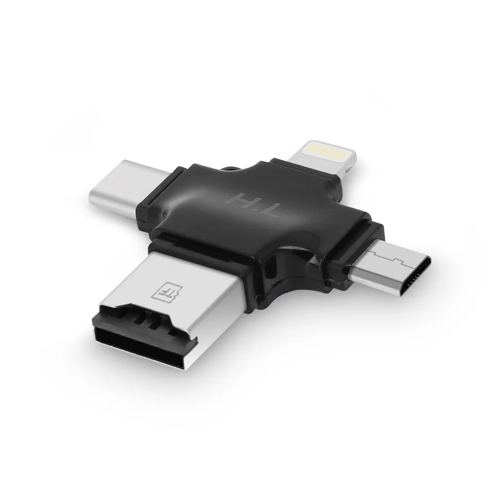 Solution Transfert Carte Micro-SD pour Smartphone et PC USB-C Noir - 2