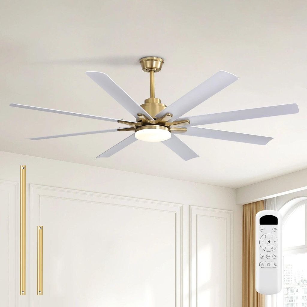 Sofucor Deckenventilator mit Licht und Fernbedienung, Produktbild 