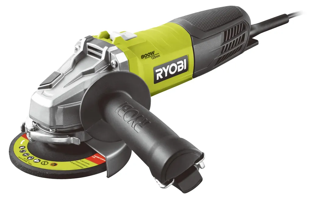 Meuleuse d'angle filaire 125mm Ryobi RAG800-125 avec carter de sécurité