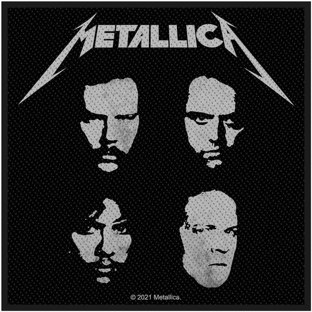 Metallica - Patch "Black Album 2021" - Polyester RO2798 (Einheitsgröße) (Schwarz/Grau)