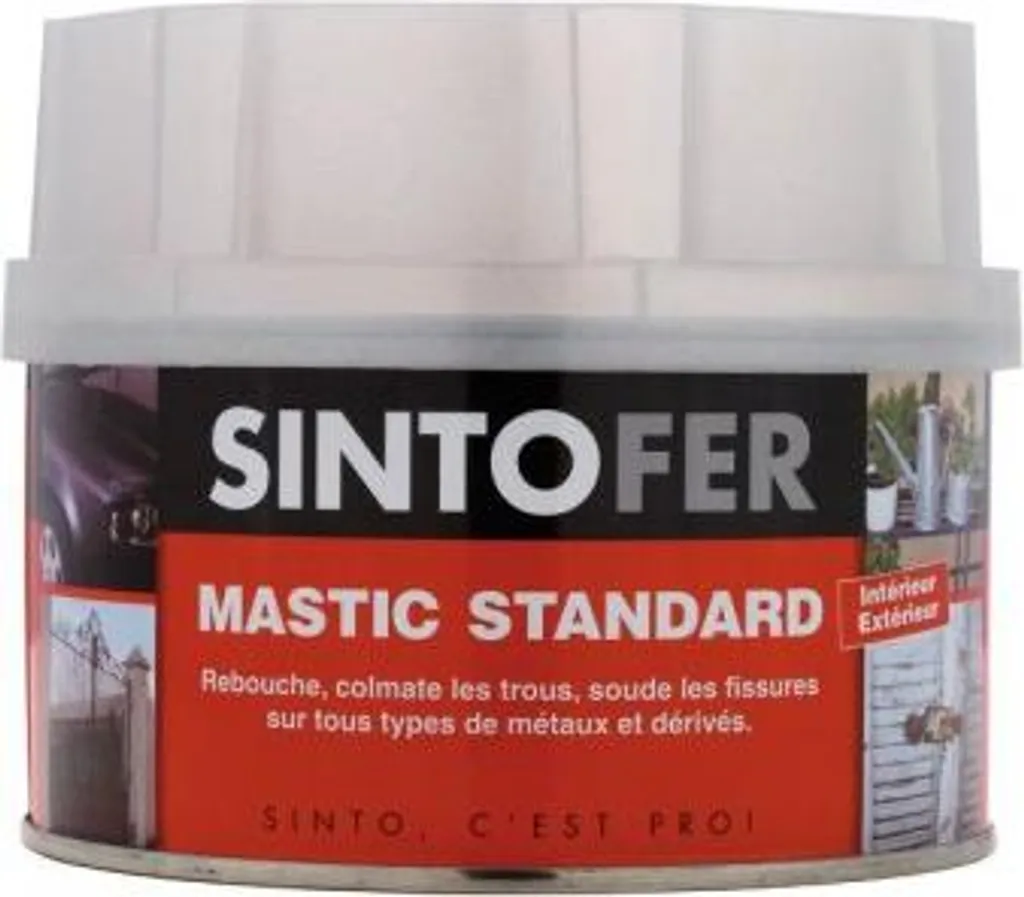 Mastic Standard SINTOFER 500 ml 30101 - Réparation Carrosserie Métal