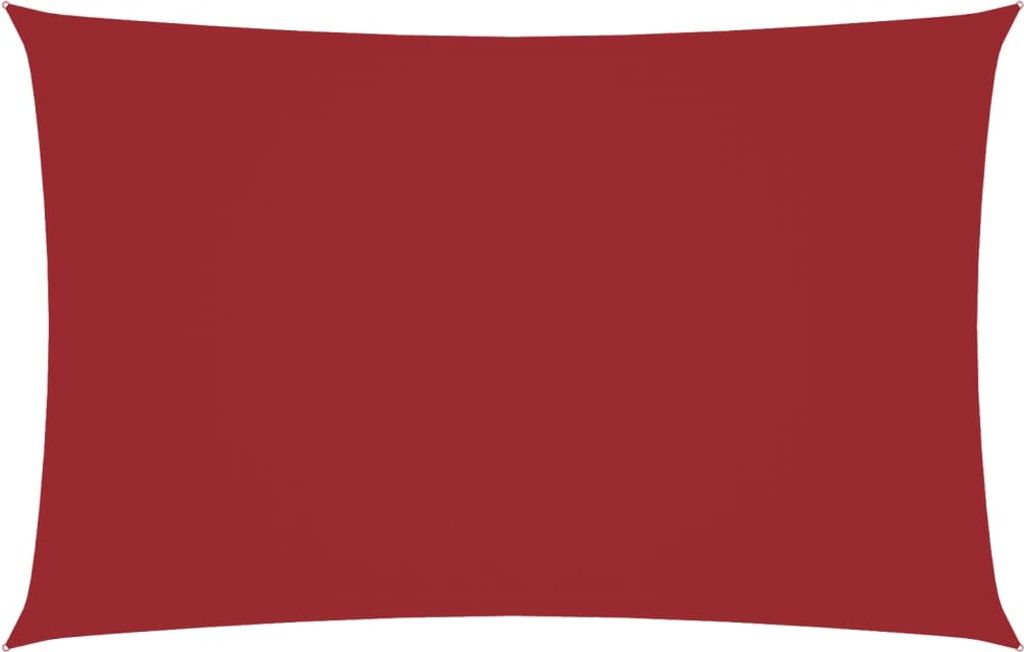 vidaXL Sonnensegel Oxford-Gewebe Rechteckig 5x8 m Rot