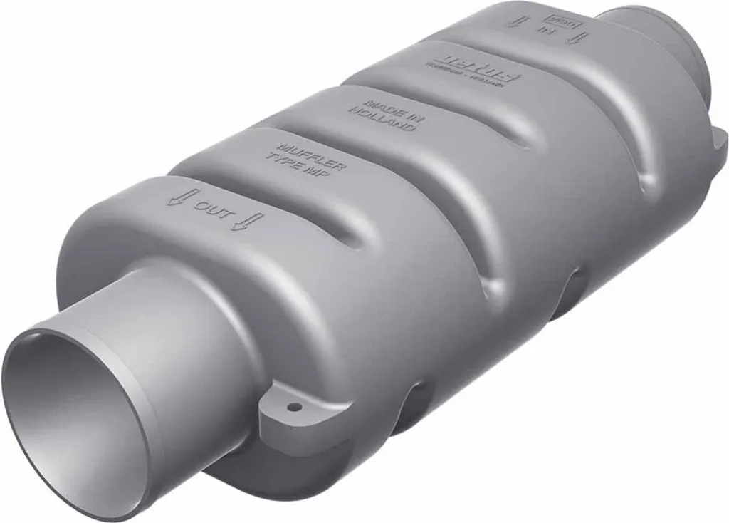 Vetus MP50 Silencieux d'Échappement pour Bateau 158 x 50 mm Robuste