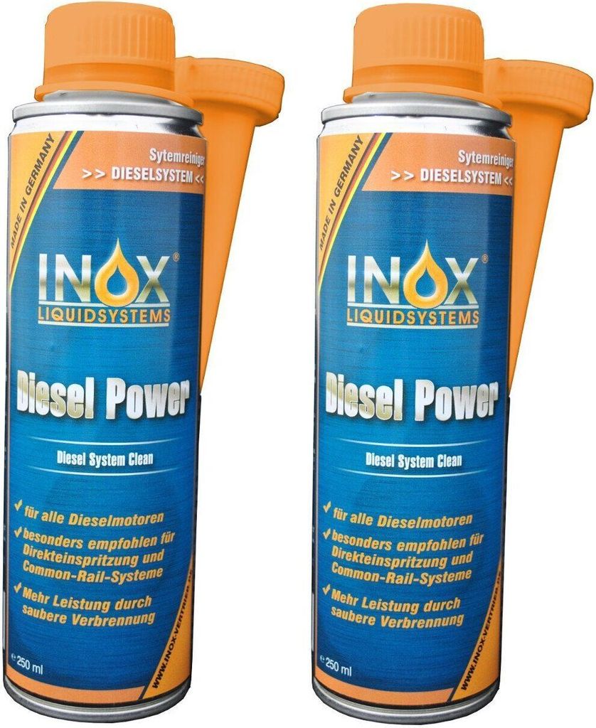 INOX Diesel Power Additiv, 2x250ml - Dieselsystem Leistung Tankzusatz