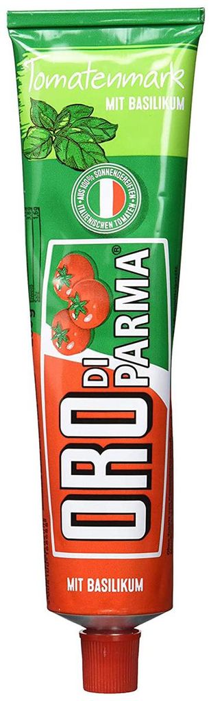 Rajčatové pyré Oro di Parma s bazalkou, dvakrát zahuštěné Obrázek produktu 