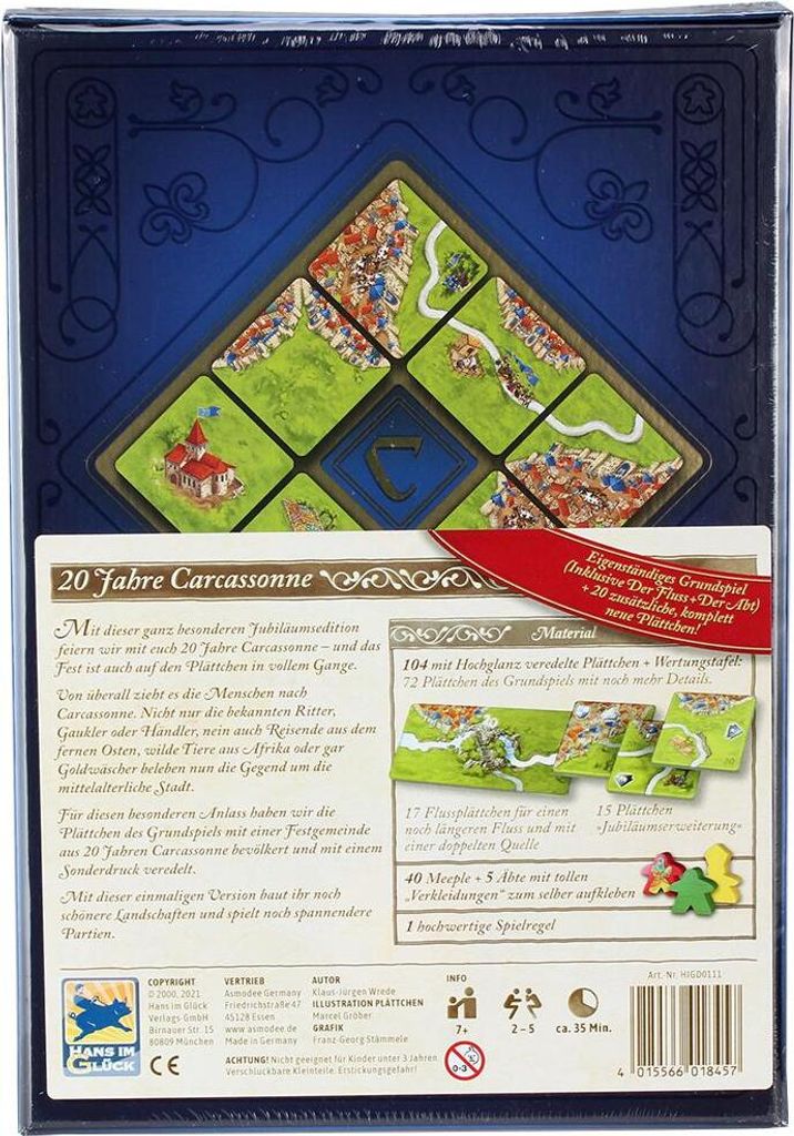 Asmodee Carcassonne Jubiläumsausgabe Produktbild 8