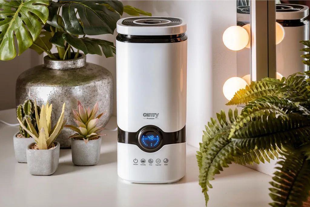 Air sec ? Humidificateur Camry 4,2L Silencieux 25W LED 8h - 14