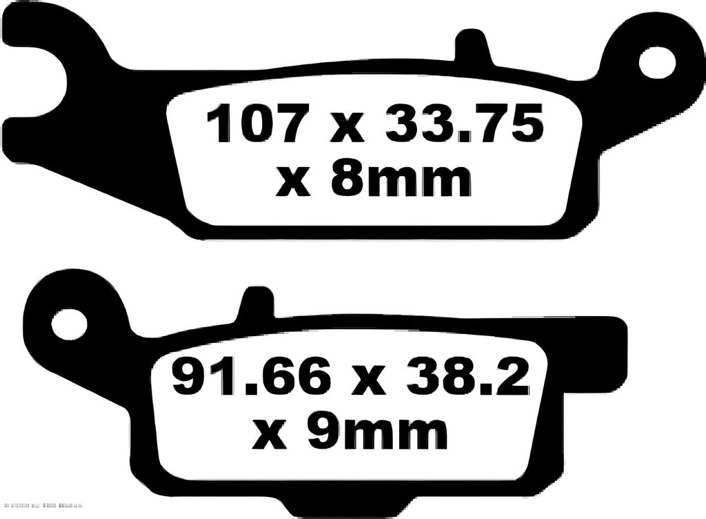 EBC Brakes Bremsbeläge Satz Bremsklötze FA446R