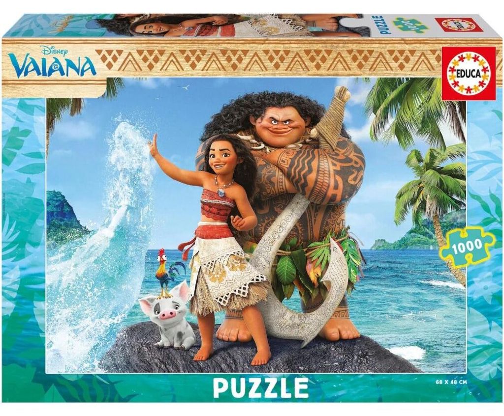 EDUCA Puzzel Vaiana: Afscheid, 1000 stukjes Productafbeelding 
