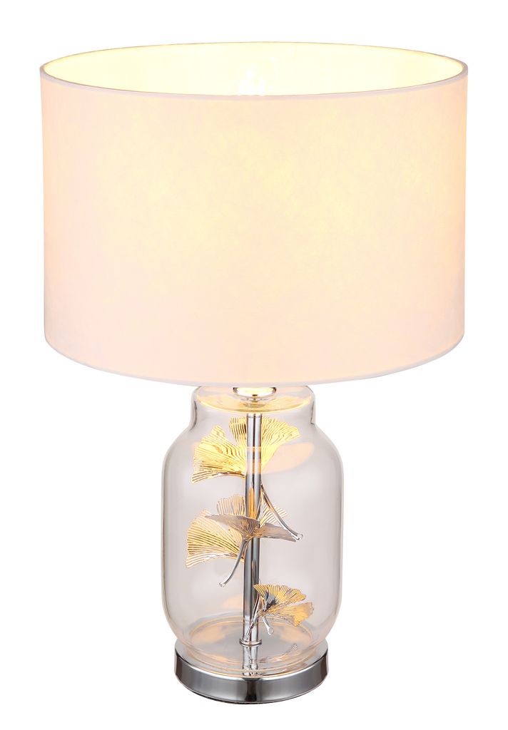 Globo Lighting Tischleuchte Metall verchromt, 1x E27 Produktbild 