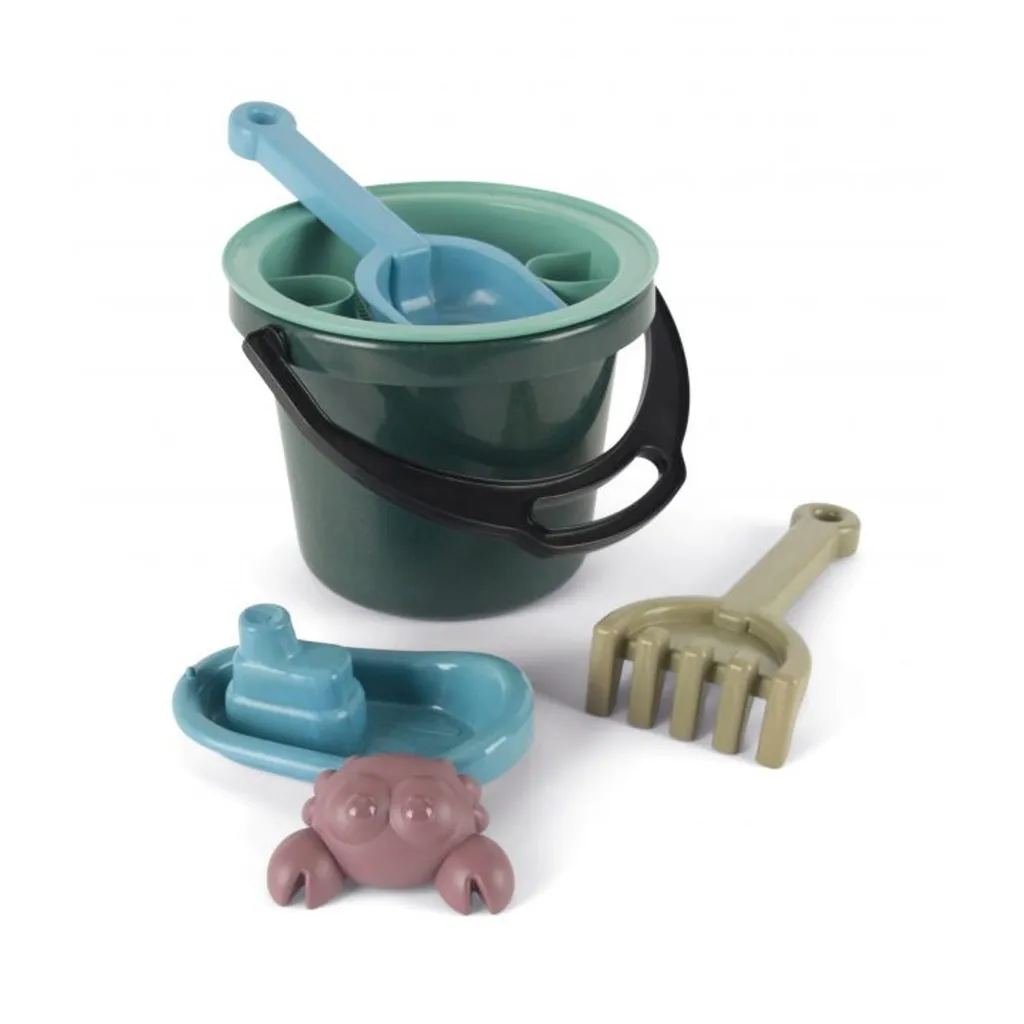 Set de sable Blue Marine Toys : Ensemble de jeux de plage bleu complet - 4
