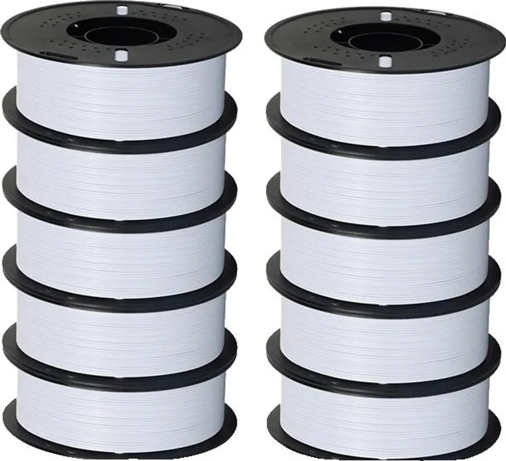 Bobine de filament PETG haute vitesse 1.75mm blanc format 10kg pro
