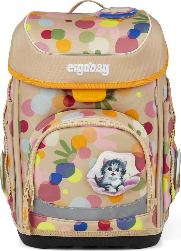 ergobag Schulranzen-Set cubo Flower PowBär Produktbild 