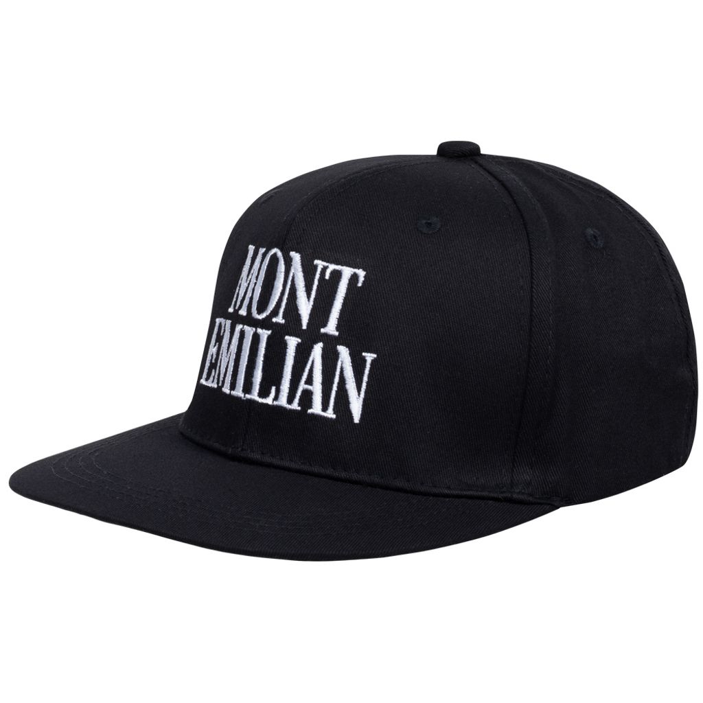 MONT EMILIAN "Dijon" Snapback Kappe schwarz | ME-71