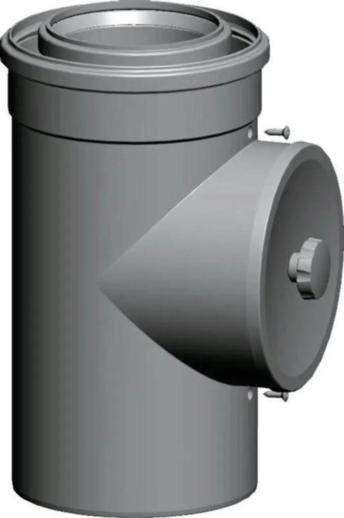 Tube Wolf DN110/160 blanc avec ouverture de révision L250mm 2651726