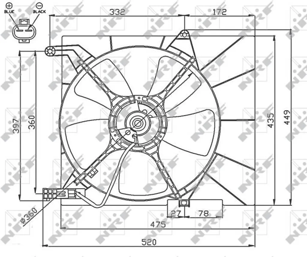 Stop surchauffe moteur Aveo avec le ventilateur NRF 47751 fiable