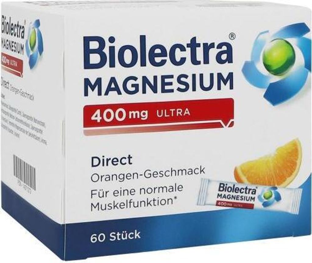 Biolectra Magnesium 400 mg ultra Direct Orange 60 St