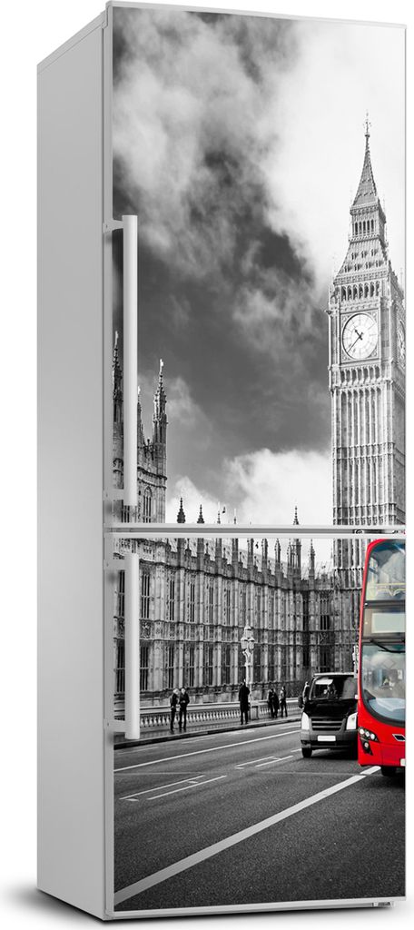 Tulup Kühlschrankdekoration - 70x190 cm - Aufkleber auf dem Kühlschrank - Big Ben