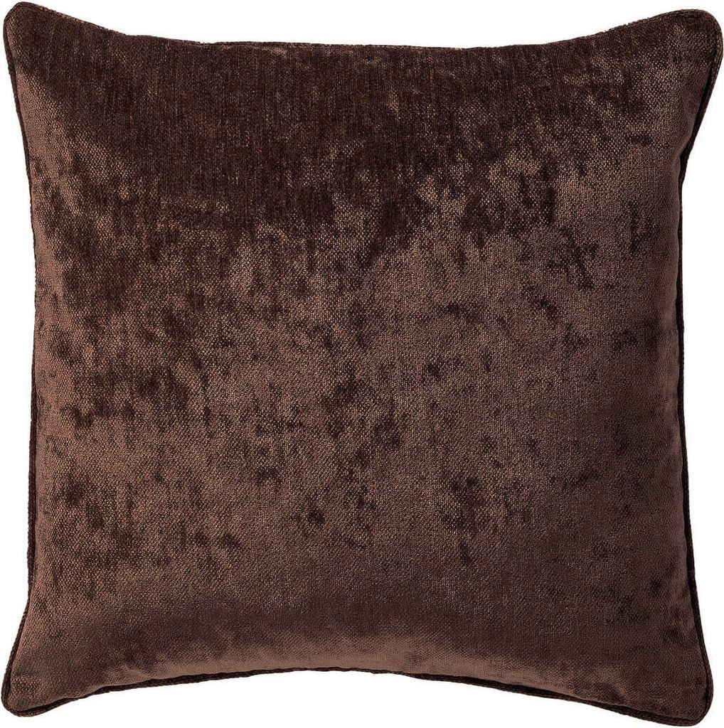 Dutch Decor Kissenbezug Lewy 45x45 cm Braun Unifarben