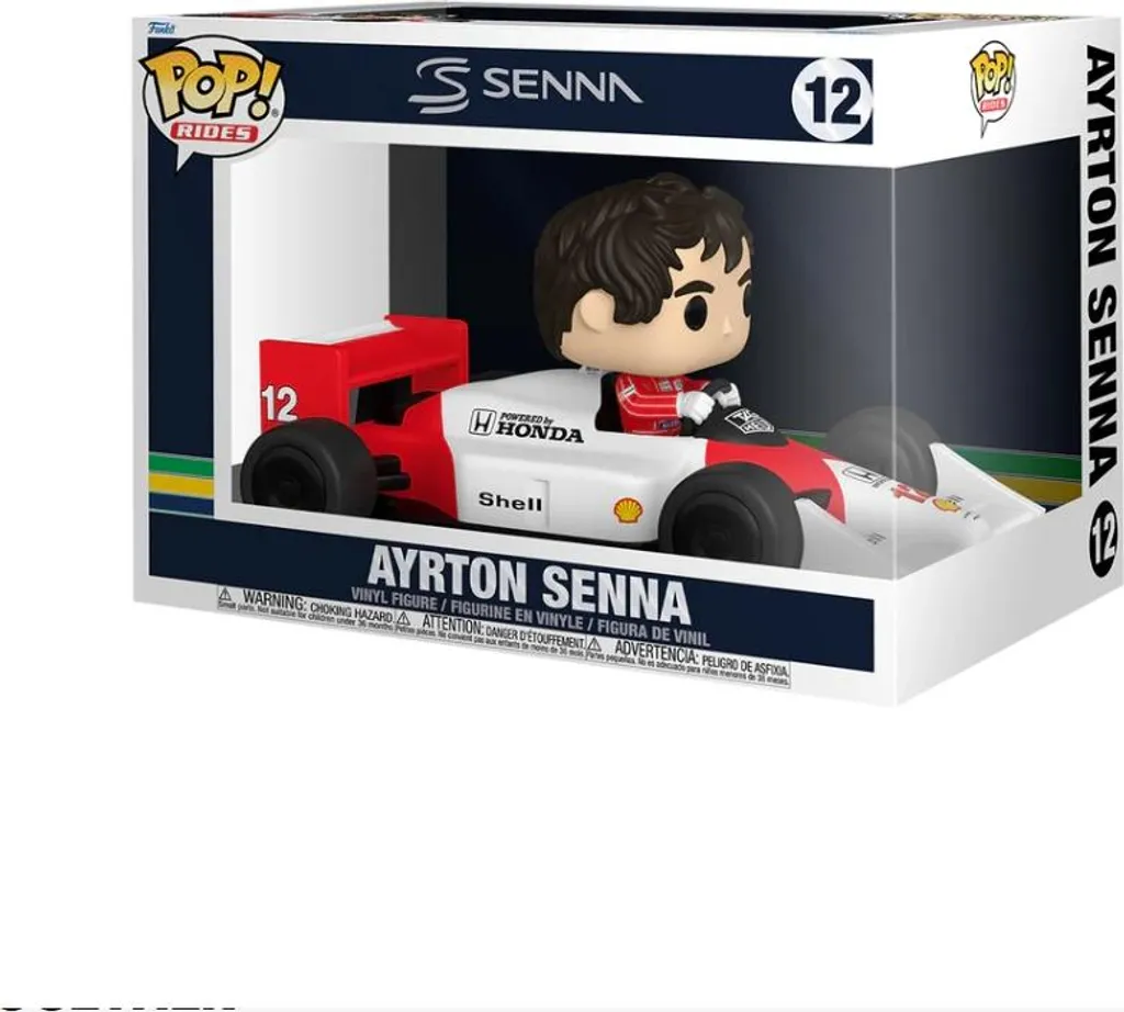 Décoration Bureau Figurine Funko Pop Ayrton Senna McLaren F1 Course