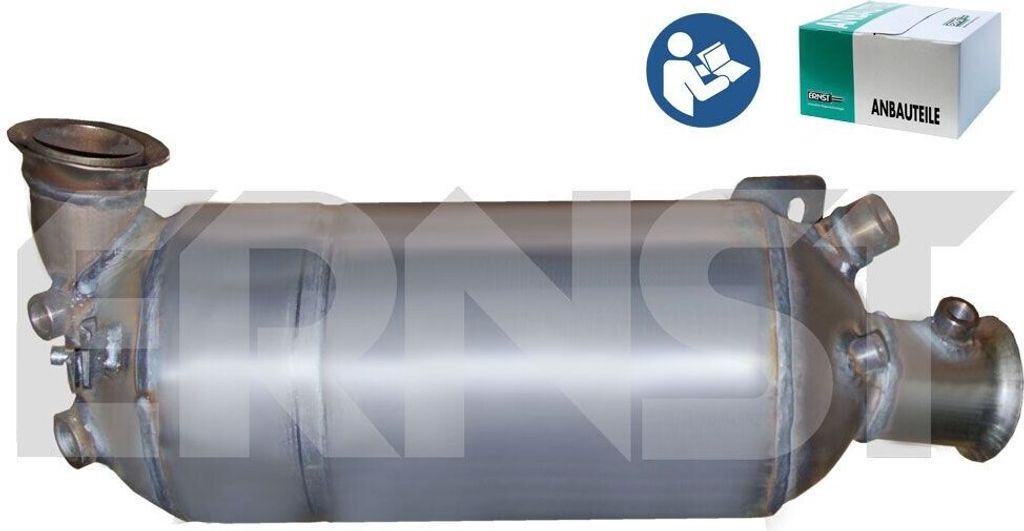 ERNST 910064 Dieselpartikelfilter DPF für VW Transporter V Bus (7HB, 7HJ, 7EB, 7EJ, 7EF, 7EG, 7HF, 7EC) Euro 4 Abgasanlage Diesel
