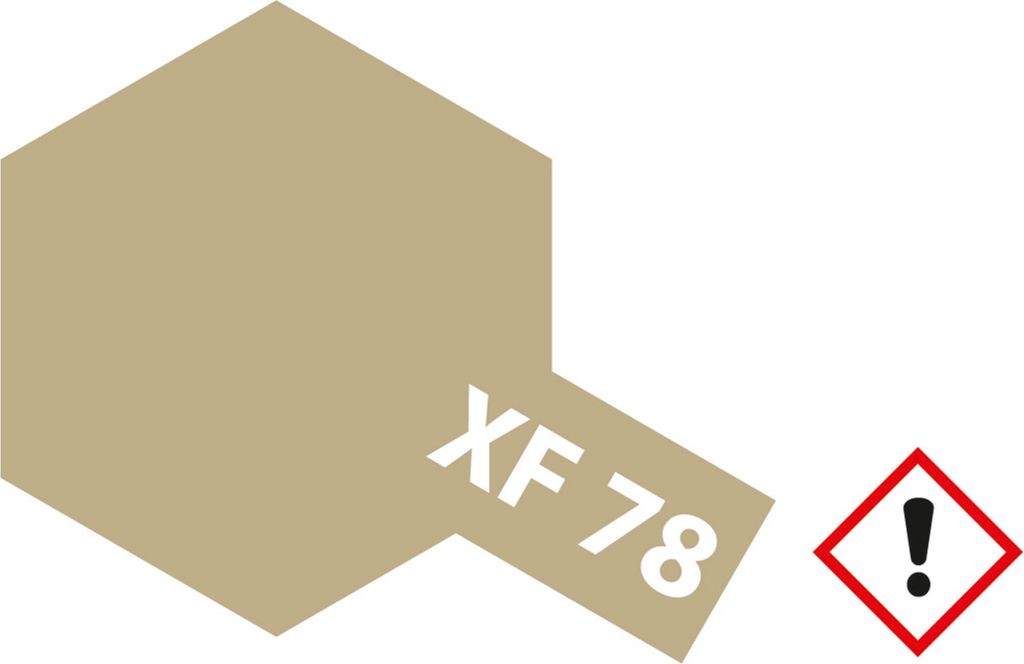 XF-78 Holzdeck Hellbraun matt - 10ml Acrylstreichfarbe wasserloeslich Tamiya 300081778