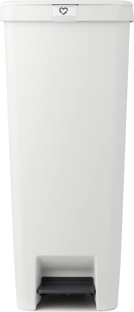 Poubelle à pédale Brabantia StepUp 40 L recyclée et design Gris clair