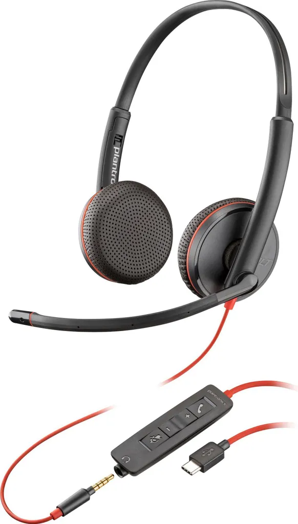 Casque HP Blackwire C3225 USB-C idéal pour le télétravail et Teams