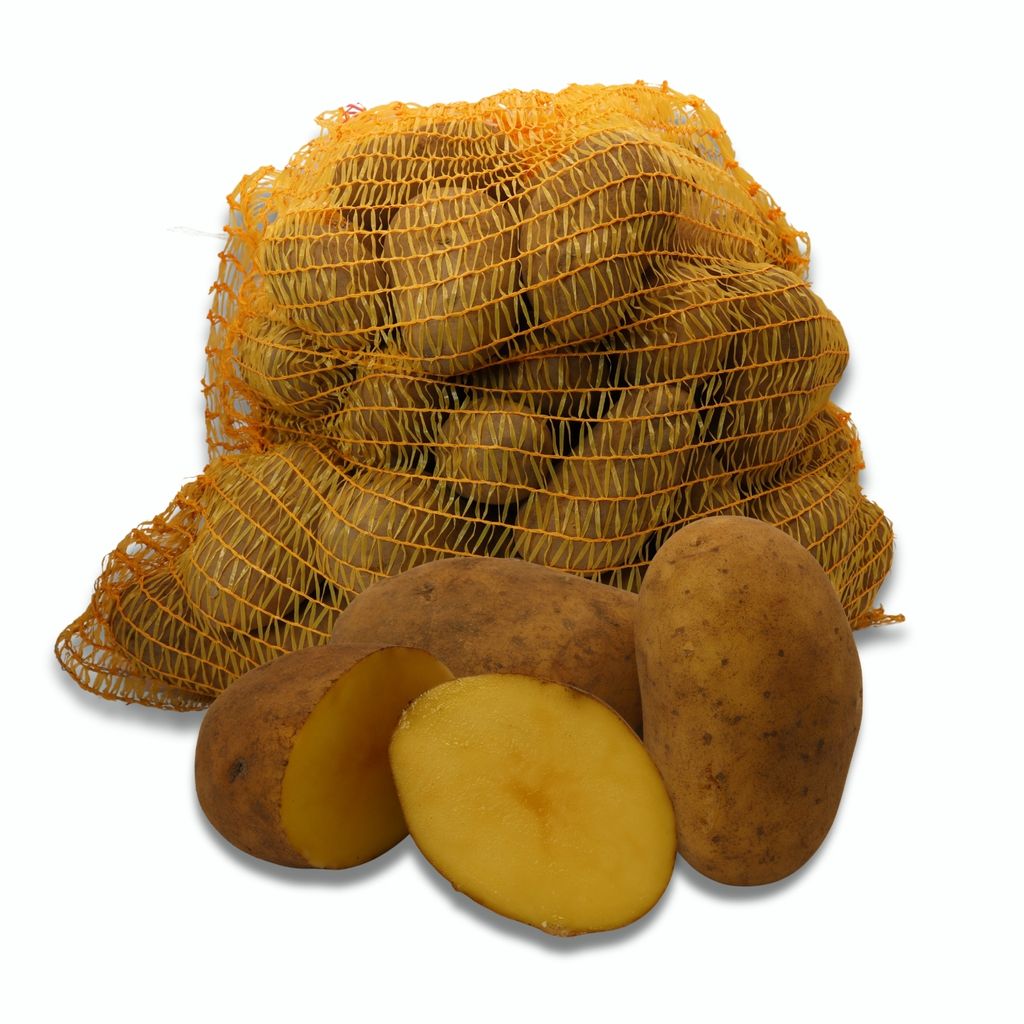 Speisekartoffeln Belana, festkochend, 25kg, beliebte allround Kartoffel, feinschalig mit gelbem Fleisch