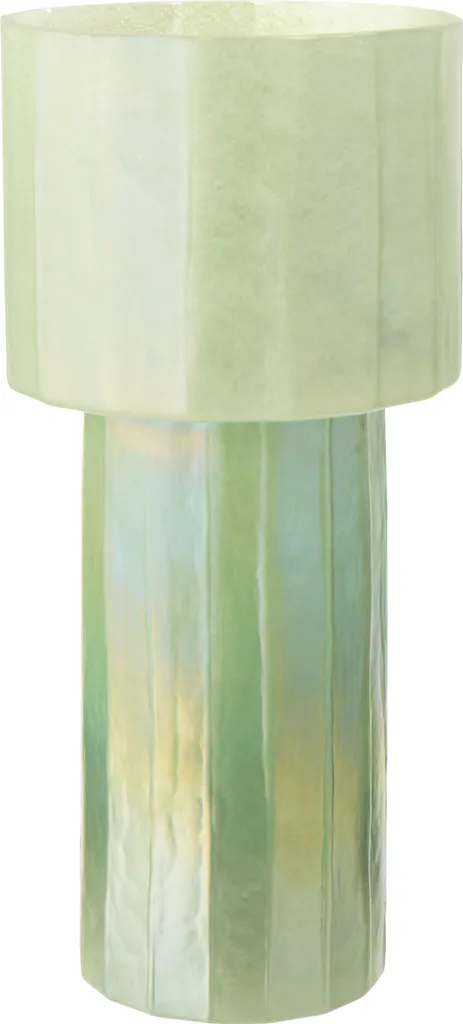 Vase J-Line Ann Glas Vert pour Bouquet de Fleurs et Déco Intérieure