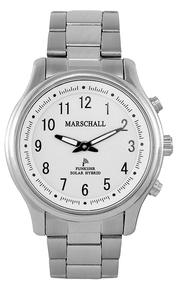Marschall TALKING WATCH > Uniuhr Ø41mm | Hybrid Solar | Edelstahl