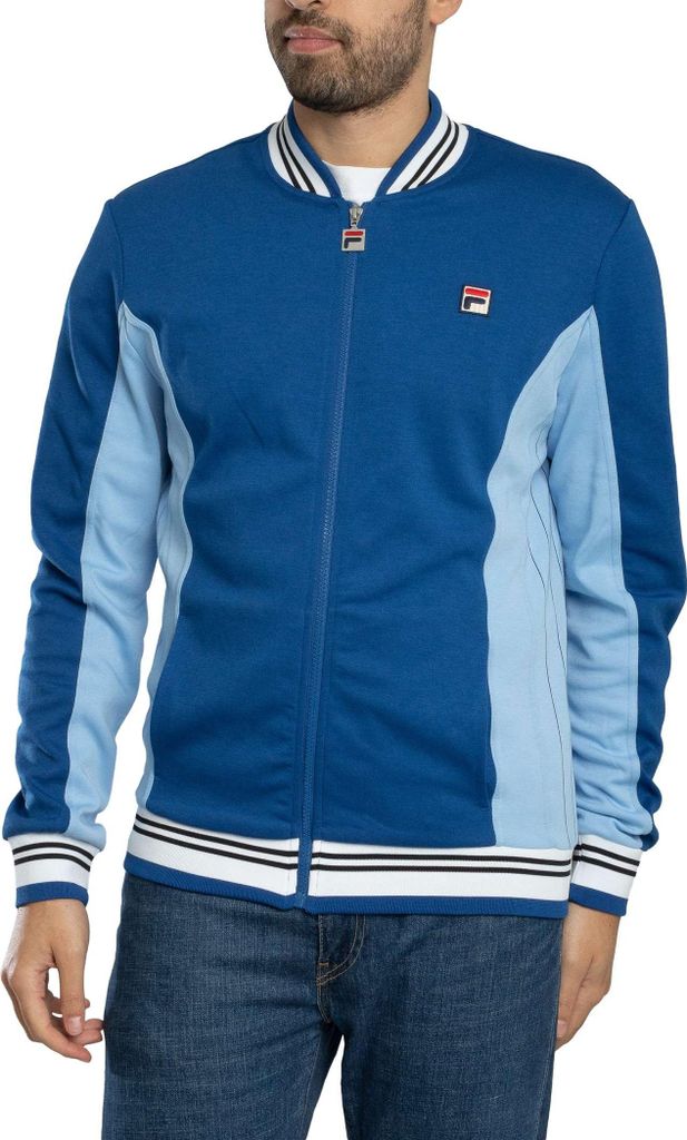 Fila Settanta Baseball Track Jacke, Blau L