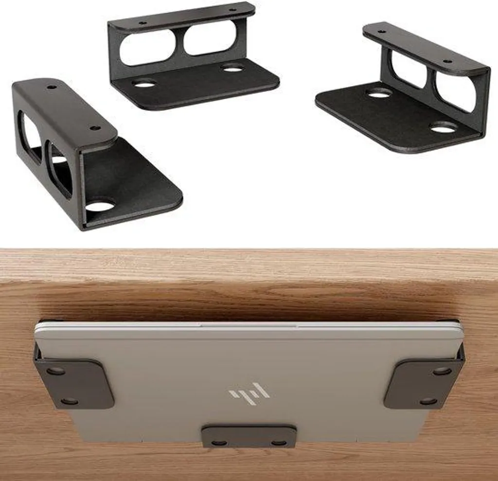 Support Mural Multi-usage pour Outillage - Lot de 3 Pièces en Acier