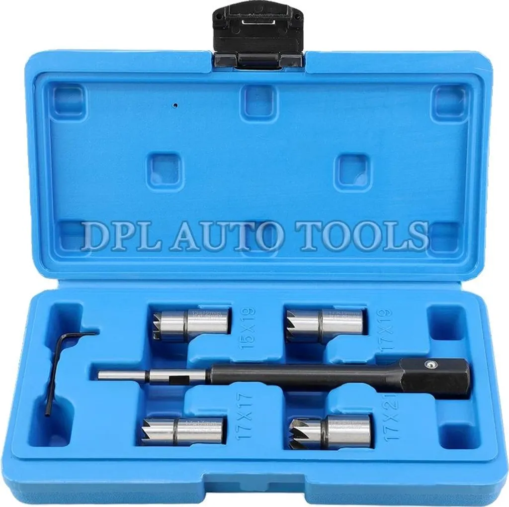 Kit coupe siège injecteur avec alésoirs universels et mallette compacte