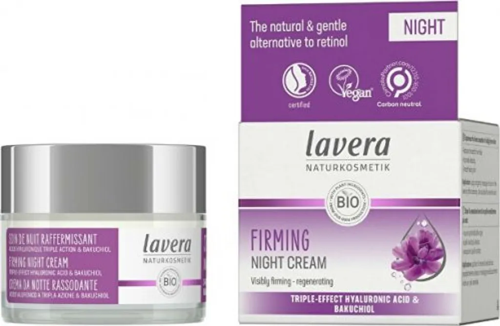Crème de nuit raffermissante 50ml, le soin visage liftant et hydratant