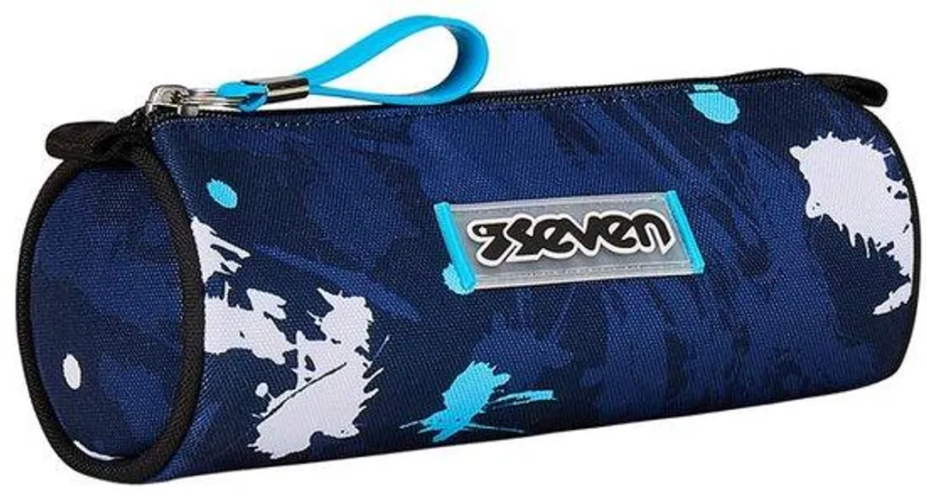 Trousse à crayons pour école primaire et collège coloris bleu noir