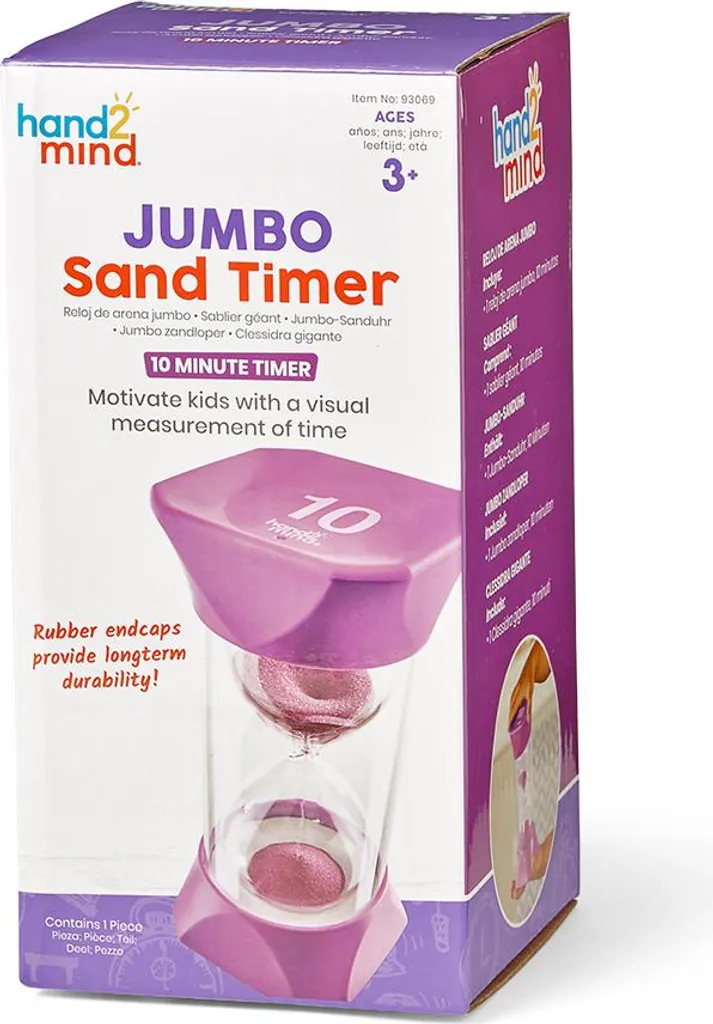 Horloge Éducative Violette avec Aiguilles Mobiles Enfant 3 Ans 93069