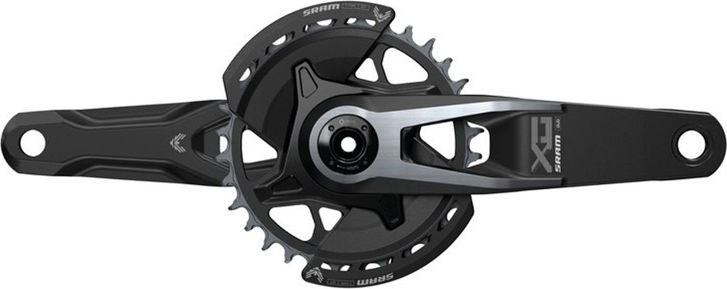Kurbelgarnitur Sram X0 Eagle D1 T-Type V2 12-Fach 32 Zähne 165mm schwarz DUB Alu DM ohne Innenlager