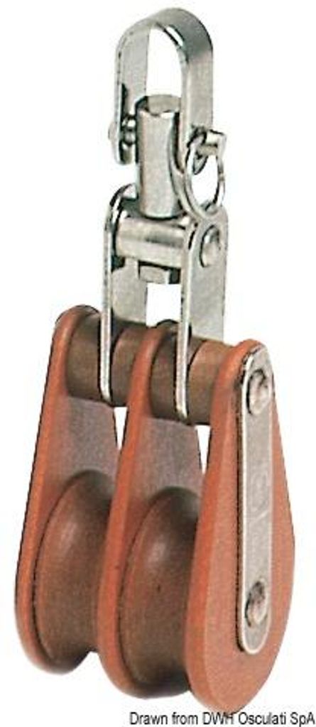 HYE Tufnol Doppellbock 8x30mm TW , 1 Stück