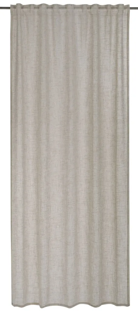 Elbersdrucke Tenda semitrasparente Casa 09 con passanti, 255 x 140 cm, 151928 con passanti, per soggiorno, camera da letto, corridoio, cucina, ufficio