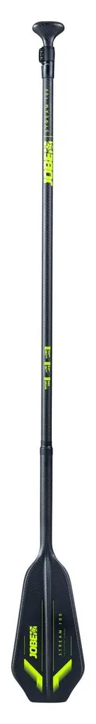 Pagaie de Paddle Carbon Jobe Stream 100, 3 sections réglables, LIME