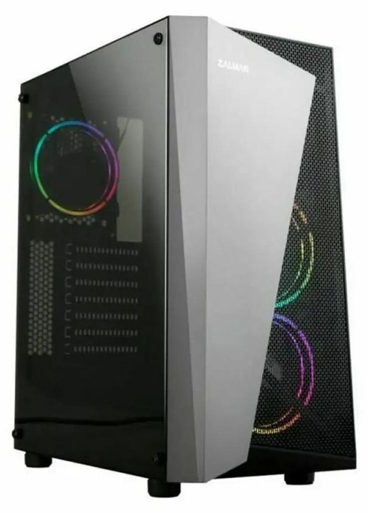 Zalman S4 Plus, Midi Tower, PC, Czarny, ATX, micro ATX, Zdjęcie produktu 
