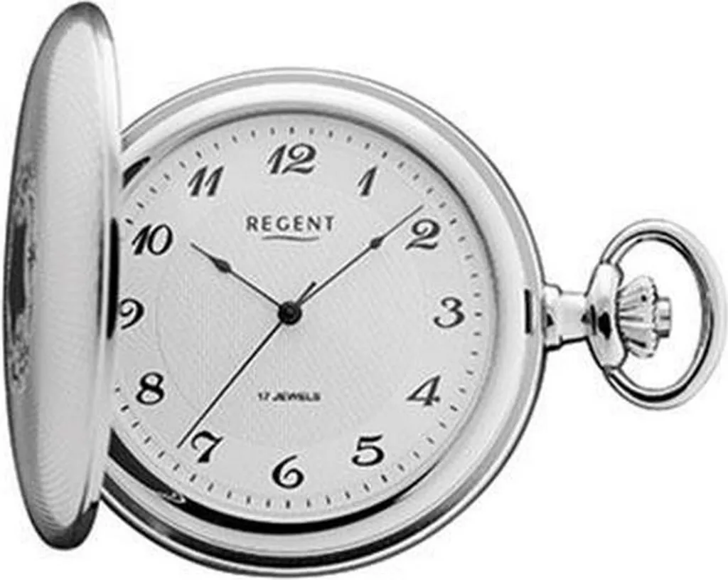Regent 32-P-713 Orologio da Tasca Meccanico a Carica Manuale Savonnette